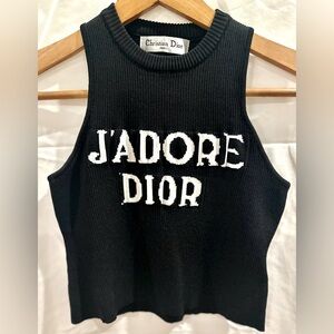Christian Dior Ribbed Tank.